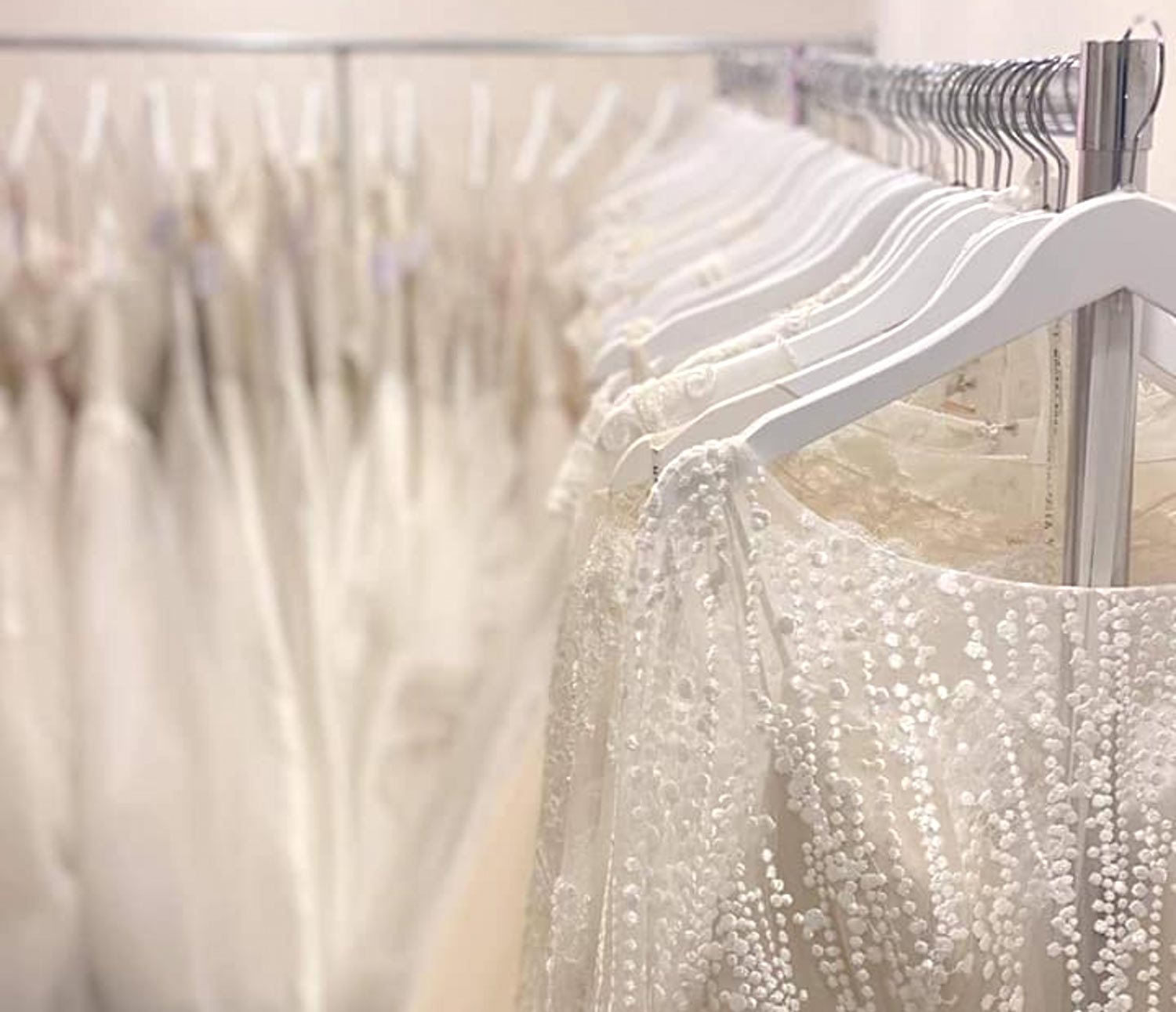 For the bride- dress hangers - Abby Grace Blog