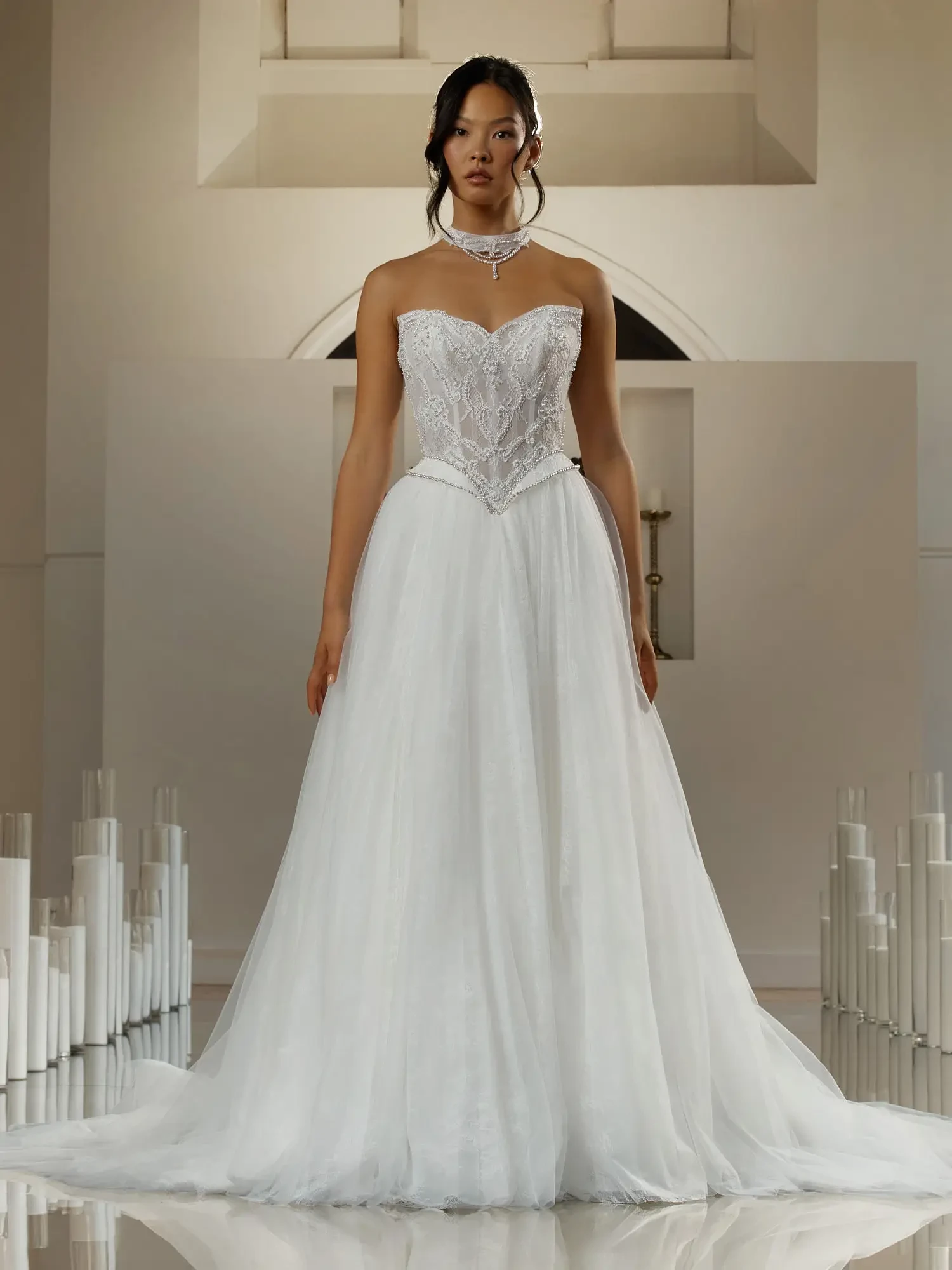 Tulle Evie Young Wedding Dress