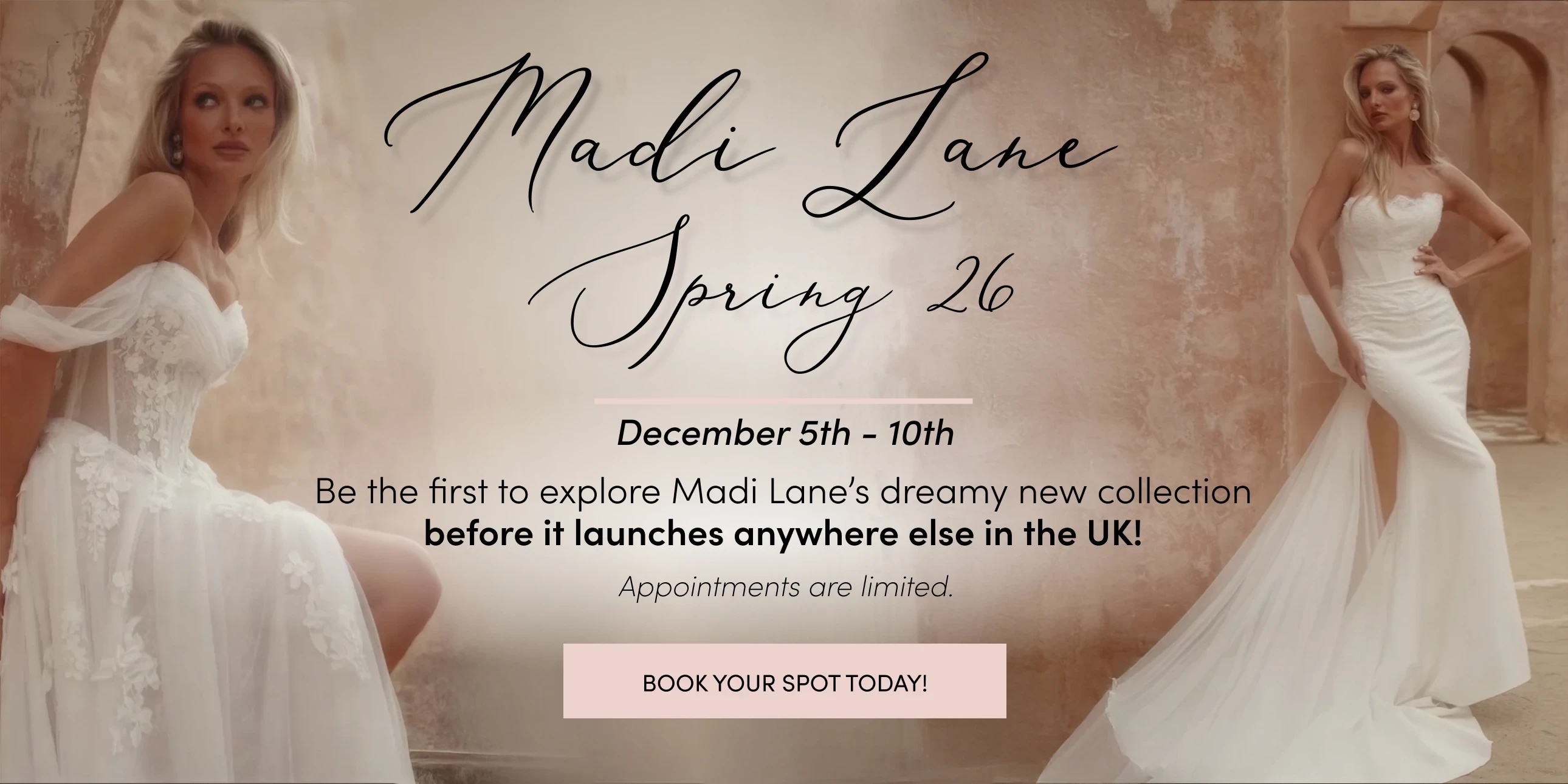 Madi Lane Trunk Show Banner Mobile